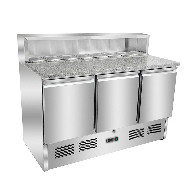 CNJT commercial refrigerator saladette counter